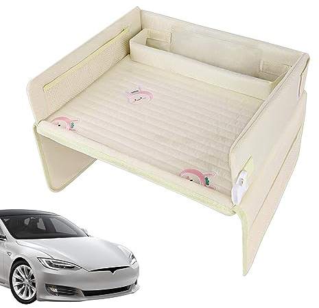 Fukamou Kinder Reisetisch, Spieltisch Für Autositz, Reise-Tablett Zum Spielen Für Kinderautositze, Zubehör Für Auto-Babysitze