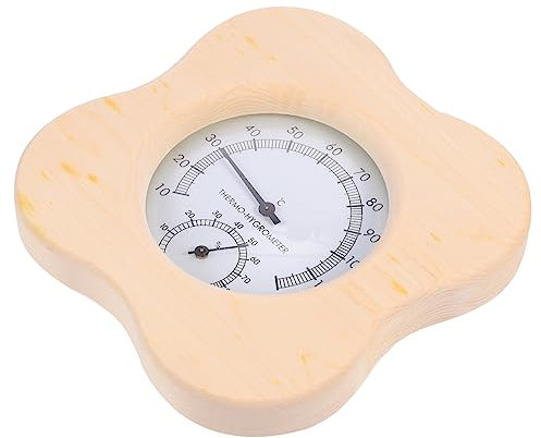 CAXUSD 1stück Multi-funktionaler Hygrometer Thermometer Für Sauna Präzises Hygrometer Zur Temperatur Und Feuchtigkeitsmessung Langlebig Und Einfach Zu Bedienen Für Sauna Und