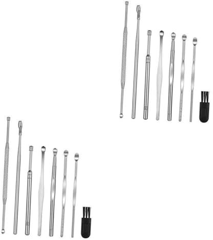 FRCOLOR 16stücke Teiliges -ohrenschmalzentferner-set Für Effektive Ohrreinigung Tragbar Und Rostfrei Für Persönliche Hygiene Und Ohren