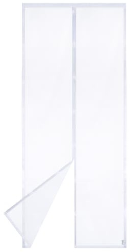 Apalus VP Fliegengitter Tür, Magnet Insektenschutz Balkontür 120x210 cm, 2 x Langlebiger als der Apalus Klassiker, Katzenkrallen Sicher, Stärkere Magneten, 3.8 cm Breites Klettband, Nicht Kürzbar