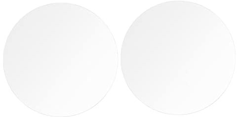 MUSISALY 2stücke Klare Acryl-rundplatten Transparent Acryl-kreisrohlinge Klar Einfach Zu Verwenden Hochwertiges Glatte Oberfläche Für Heimwerkerprojekte Und Basteln