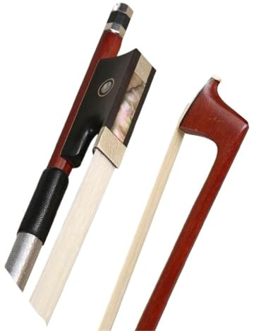 Professioneller Geigenbogen Schachtelhalm-Geigenbogen brasilianischer Palisander Bratschenbogen Anfängerprüfungsbogen Violinbogen achteckiger Bogen(1/2)