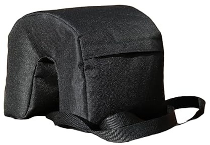 Camera Bean Bag, U-Shaped Bean Bag, Camera Sandbag, Photography Bean Bag, Waterproof, Colour Black, Made in the EU (Filled)
