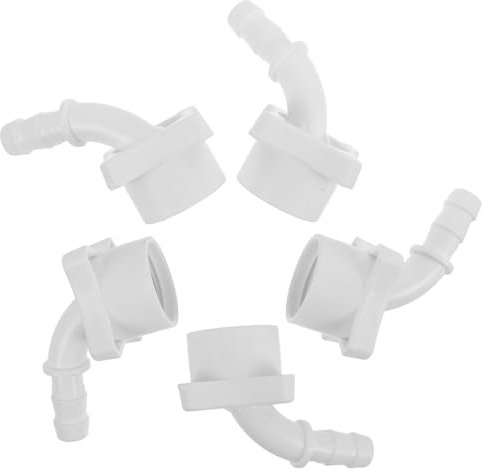 NUOBESTY 5pcs Quick Connect Faucet Adapter for Sink Washer Hose Attachment Snap Coupling Connector Dishwasher Coupling for Kitchen Tub