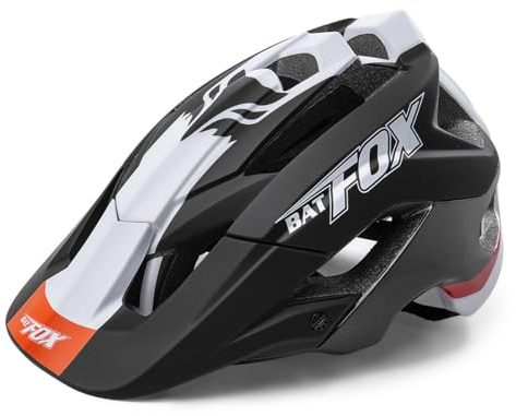 Leoyee Casque de vélo Taille réglable 56-62cm Casque de vélo Hommes Femmes Adultes Casque VTT avec visière Amovible
