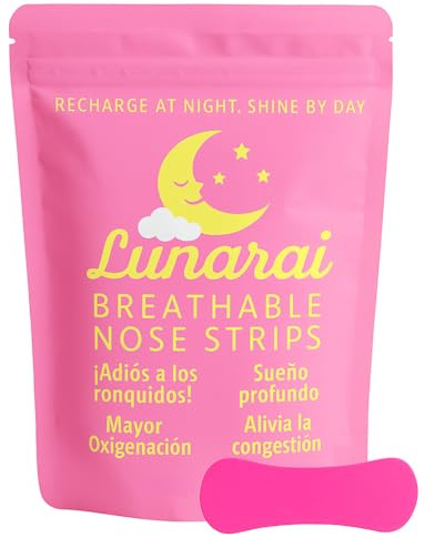 Tiras Nasales Antironquidos 30 UNIDADES | Dilatador Nasal para Dormir Mejor | Tiras nasales para dormir | Tiritas Nariz Respirar | Nasal Strips para Ronquidos
