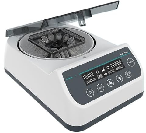 Centrifuga, Centrifuga PCR Laboratorio Digitale Ad Alta Velocità Centrifuga 12000RPM 0.2/0.5/1.5/2ml Tubo Da Centrifuga MC-12Pro,Alta velocità