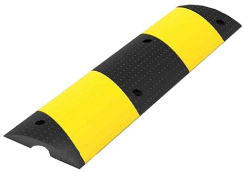 GBPLDMAQ Pasacables Suelo, Banda Reductora de Velocidad Vial de Caucho, Protector de Cables para Tráfico de Alta Resistencia, Pasacables Suelo para Mangueras(100x30x5cm/39x12x2in)