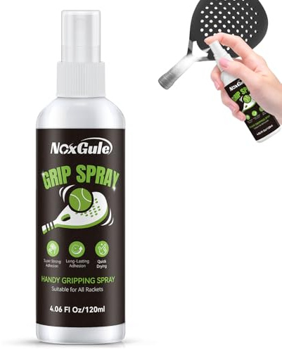 NoxGule 120ml Grip Spray Torwarthandschuhe, Get the Grip Spray, Gripmode Spray, für Padel Bälle Fußball Golf Badminton - Verbessert Reibung und Griffigkeit Verbessert die Griffstabilität Deutlich