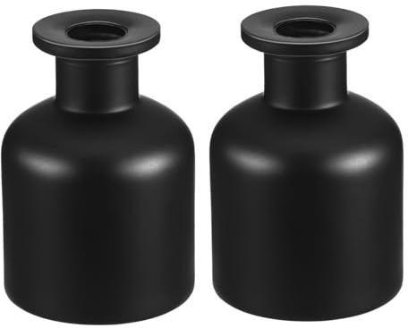Homoyoyo 2piezas Difusores Rellenables De Vidrio Sin Fuego Varillas De Caña para Aromaterapia SPA Meditación y Oficina