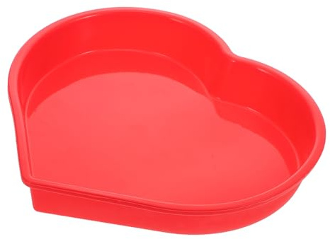 OFFSCH Molde de Silicona Forma de Corazón Antiadherente para Hornear y Chocolate Molde Reutilizable para Repostería Casera DIY Fácil de Desmoldar y Limpiar para Pasteles y Bizcochos
