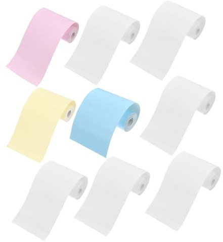 Veemoon 18 Rouleaux Papier Thermique Polaroïd Papier pour Mini-imprimante Thermique Autocollant pour imprimante de Notes d'appareil Photo instantané