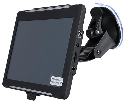 DECORNIJIA Navigateur GPS pour Camion 7 Pouces Écran Tactile 8 Go Cartes Europe, Fonction FM, Alarme Vocale Intégrée, Compact et Robuste, Adapté aux Poids Lourds et Véhicules Utilitaires
