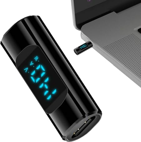 Genérico Adaptador USB C Hembra a Hembra, Adaptador USB C Macho a Macho - de extensión de Pantalla Digital Tipo C - C de Carga rápida con luz indicadora LED, 40 Gbps para Dispositivos U