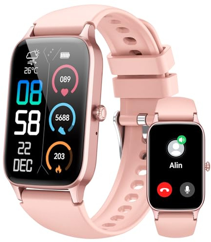 Motast Smartwatch Herren Damen,2026 1,57 HD Smart Watch Fitness-Tracker | Fitnessuhr Damen Bluetooth-5.4-Anrufe,IP68 Wasserdicht Sportuhr,123+ Sportmodi,Schrittzähler/Herzfrequenz/SpO2/Schlafmonitor