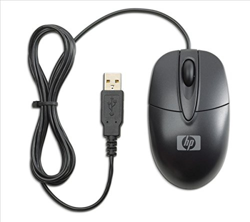 HP RH304AA - Ratón (USB, Óptico, Oficina, Negro, Ambidextro, 310g)