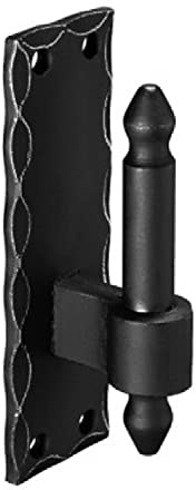 Pollmann®Baubeschläge 3542130 Kloben auf Platte D1 Engem, Randgehämmert, Dorn, Durchmesser 13 mm, Abstand 12 mm