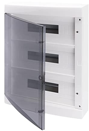 GEWISS - GW40051 Centralino da Arredo con Pareti Lisce, Predisposto per Alloggiamento Morsettiere, (18X3) 54M IP40