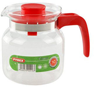 Pyrex 711A Bricco, Rosso, 1 l