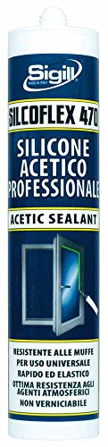 Silicone Sigill Silcoflex 470 acetico nero 280 ml