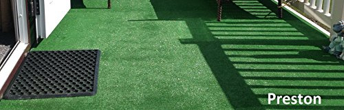 3m x 7m | Preston 6mm Pile Height Artificial Grass | Choose from 47 Sizes | Cheap Natural & Realistic Looking Astro Garden Lawn | High Density Fake Turf
