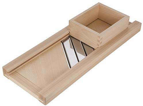 Gravidus Profi Krauthobel aus Buche mit 3 Edelstahlmessern 80x30cm Ideal für Sauerkraut und Gemüse Hobeln
