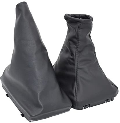Schalthebel Für Opel Für Vauxhall Für Corsa C (00–06) Für Tigra B (04–09) Für Combo C (01–03) Handbremsmanschette Aus PU-Leder Schaltmanschette Schaltgriff (Farbe : Gear gaiter set)