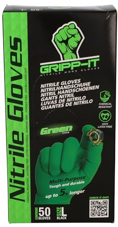 Gripp-It Nitrile Gloves - size L - Green - Dispenserbox of 50 pcs