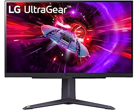 LG UltraGear Gaming Monitor 27GR75Q, 27 inch, 1440p, 165Hz, 1ms GtG, IPS Display, HDR 10, NVIDIA G-Sync & AMD FreeSync compatible, Smart Energy Saving, Displayport, HDMI
