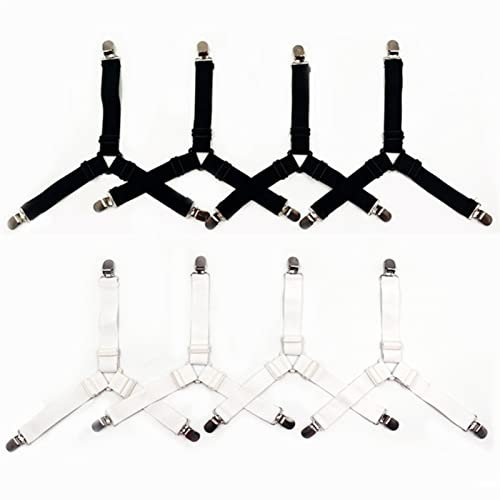 Sujetadores para Sábanas Triángulo ajustable Suspensiones elásticas de la pinza Cinturón de la cinturón Sujetadores Cubiertas Cubiertas Cubiertas Sofá Cojín Correa Clip Gadget Home Gadget Sujetadores