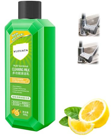 KUIRUNRX® Nettoyant, Multifonction Nettoyant, Puissant Nettoyant, Polyvalent et Haute Performance pour Enlever la Saleté, Pour Cuisine, Salle de Bain et Voiture