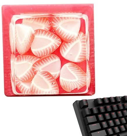 Tappi per tasti in gelatina di , tappi per tasti di frutta, decorativi per | computer, tappi per tasti di frutta fai da te, design frutta, tasti creativi migliorano la tua esperienza