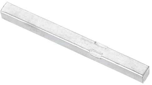 sourcing map 1pcs Door Spindle Bar, 90mm Long Door Knob Spindle, Iron Handle Spindle Bar Door Lock Replacement Parts for Most Type Door Knobs, Silver