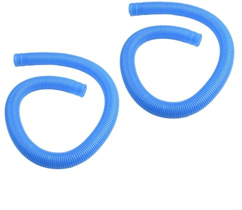 2 Stücke Schwimmbadschlauch Ersatzschlauch, für Intex 1-1/4 Zoll Zubehörschlauch für oberirdische Poolpumpe, Poolschlauch 32mm für Poolpumpen(Blau)