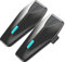 ASMAX S1 Motorrad Bluetooth Headset, Bluetooth Mesh Intercom für bis zu 10 Motorräder, Helm Headset mit Universeller Kopplung, Motorradhelm Kommunikationssystem mit Radio, Doppelpack