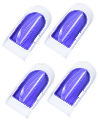 Amosfun 4piezas Rascador Para Pasteles Alisador De Fondant y Espátula De Plástico Para Decorar Tartas y Repostería Para Cocinas y Diy