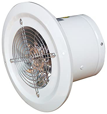 RWSXY Ventilatore di Ventilazione in Metallo, Ventilatore di Scarico per Cucina, Potente Ventilatore di Scarico Commerciale Industriale, Ventilatore di Ventilazione Domestico Silenzioso da 8 per