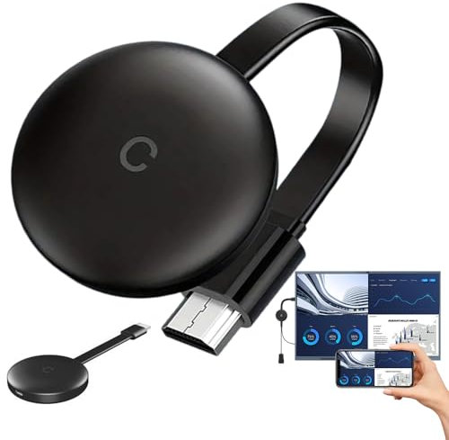 Mineup Wireless HDMI Adapter, Wireless HDMI Dongle, 2.4/5 GHz 4K Full HD Miracast HiFi HD-MI Dongle, Miracast für TV, Android/iOS/Laptop/PC/Monitor/TV Unterstützt/DLNA/Airplay