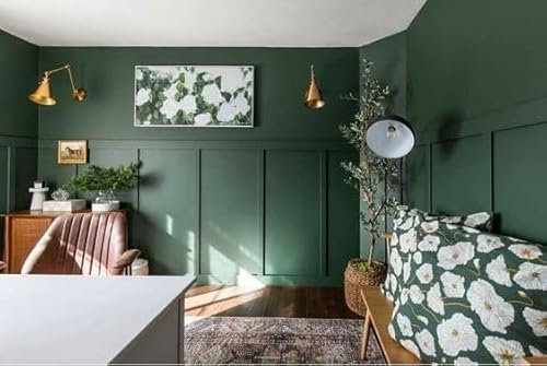 15PCS 6mm Wall Panelling Kit |100cm X 7cm | Shaker Style 3D Wall Panel Kit | MDF Wall Panels - Paintable Accent Panel Kit for a | Stylish Upgrade to Any Home Decor |(Glue Not Included)