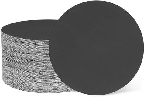 sourcing map 50 Pcs 6 Inch Sanding Disc 2000 Grit Silicon Carbide | Hook and Loop Sandpaper Random Orbital Sander Pads for Woodworking Automotive Metal Polishing