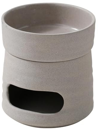 FytStycale Diffuseur d'huiles essentielles avec bougeoir pour bougie chauffe-plat, bol amovible, diffuseur de parfum pour la méditation, idéal pour la