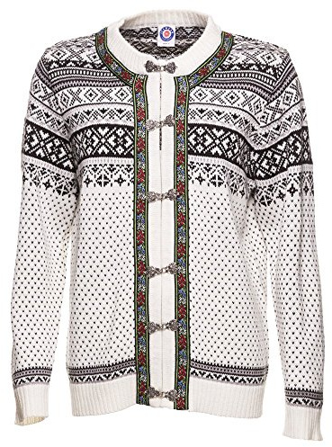 ICEWEAR Stavanger Norwegian Woman Wool Blend Sweater for Winters with Tin Hook