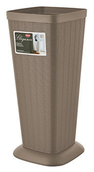 Stefanplast Elegance portaombrelli, PVC, Tortora, cm 25,5x25,5x57h