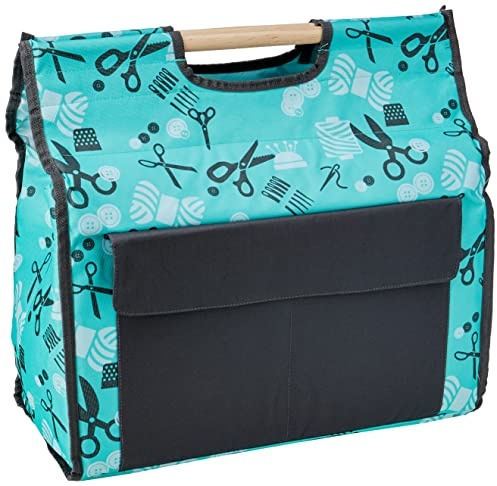 Kleiber Sac de Machine à Coudre, Polyester, bleu, 43x41x21cm