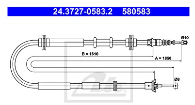 ATE 24.3727-0583.2 amplificatore di potenza del freno