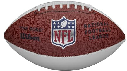 Wilson Pallone da football americano con autografo NFL, misura ufficiale,