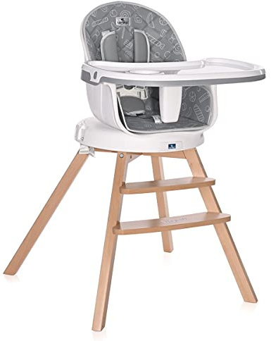 Skandinavischer Hochstuhl, skalierbar, Napoli Lorelli