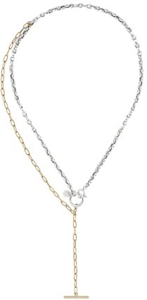 NOELANI Collier Edelstahl Damen Halsschmuck, 40+5 cm, Bicolor, Kommt in Schmuck Geschenk Box, 2034636