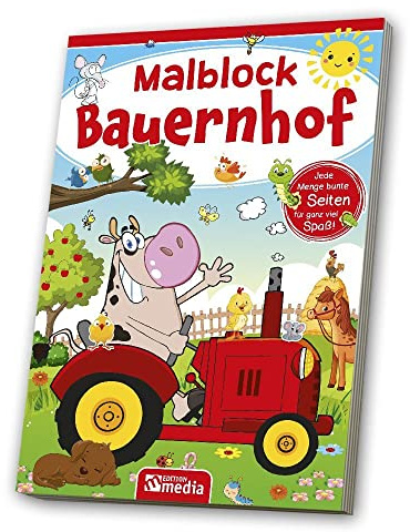 Malblock A5 - Bauernhof: 80 Blatt