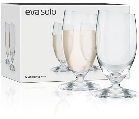 EVA SOLO | Verre à schnaps | 4 cl | 6 pièces | Design danois, fonctionnalité et qualité